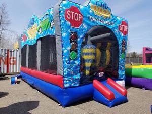 Car Wash Water Bouncer Combo Wet or Dry