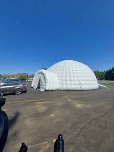 40 x 40 x 22 Inflatable Event dome with AC ports