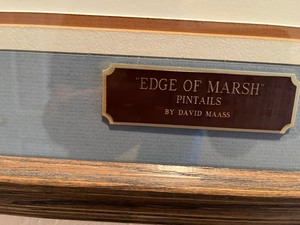 lot 68 image: Edge of Marsh   framed picture