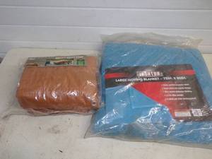 lot 18 image: Moving Blanket and Large Tarp