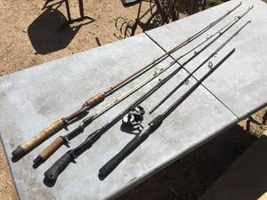 lot 96 image: Group Vintage Fishing Rods