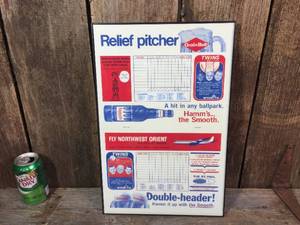 lot 102 image: Vintage-Look Minnesota Twins - Hamms - Grainbelt - Northwest Orient
