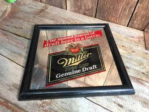 lot 111 image: Miller Genuine Draft Mirrored Picture