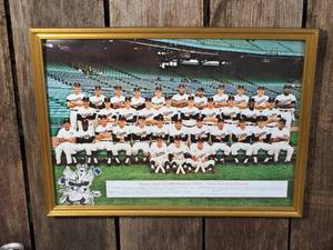 lot 107 image: Hamms Toasts The 1965 Minnesota Twins - Framed Reprint