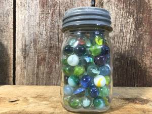 lot 146 image: Vintage Jar Old Marbles