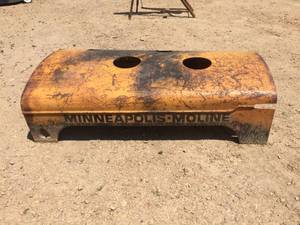 lot 178 image: Vintage Minneapolis - Moline Tractor Hood