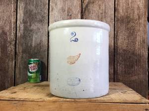lot 187 image: 2 Gallon Redwing Crock