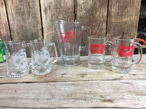 lot 215 image: Miller Beer Pitcher & Mugs