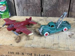 lot 246 image: 2 Old-Look Cast Iron Toys