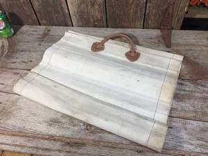 lot 255 image: Vintage L.L. Bean Canvas Firewood Carrier