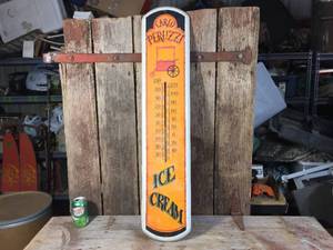lot 261 image: Carlo Peruzzi Ice Cream Metal Thermometer