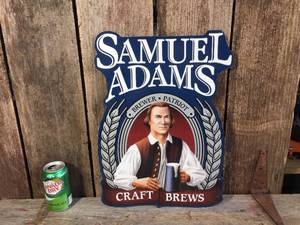 lot 274 image: Samuel Adams Metal Sign