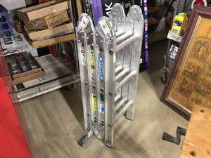 lot 287 image: Werner Job-Master HouseholdCommercial Folding Ladder