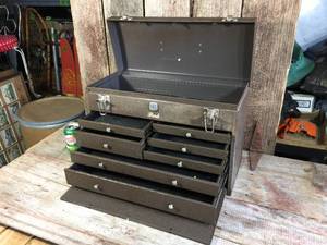 lot 295 image: Vintage PARK Machinist Tool Cabinet