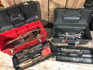 lot 300 image: 2 Toolboxes with Hand Tools