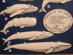 lot 77 image: Nautical Bone Whale Carvings