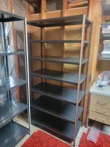 lot 105A image: Sturdy Storage Shelves A