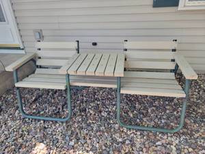 lot 32 image: Patio Conversation Bench