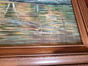 lot 18A image: Forest Shoreline Original Oil