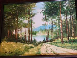 lot 60 image: Vintage Heler Oil Original