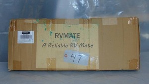 lot 47 image: RVMATE RV Dual Propane Tank Mounting Rack for 20 lbs Tanks, for Travel Trailer Hitch Frame