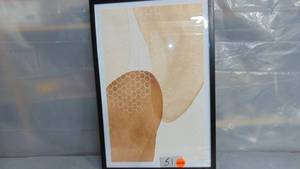 lot 51 image: Exclusive Union by Marmont Hill Framed Abstract Art Print 36 in. x 24 in. Model # ABMODW02BFPFL36 UPC Code # 618056450443