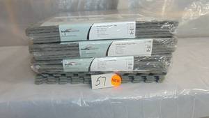 lot 57 image: 4 Packs TrafficMaster Dark Gray 24 in. x 24 in. x 0.47 in. Foam Interlocking Gym Floor Tiles (6 TilesPack) (24 sq. ft.) Model # TM1264 UPC Code # 810013713572