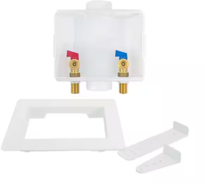 lot 35 image: EASTMAN 12 in. Sweat Center Drain Washing Machine Outlet Box Model # 60248 UPC Code #  091712602484