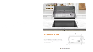 lot 19 image: Glacier Bay Tight Radius Undermount 18G Stainless Steel 31 in. Single Bowl Kitchen Sink with Offset Drain and Accessories