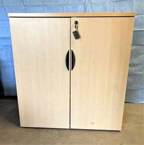 Westin Nielsen Wooden Storage Cabinet with Lock and Key