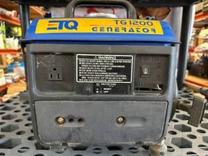 lot 3 image: TG1200 Generator