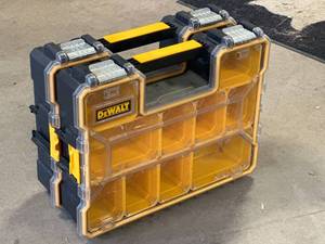 lot 28 image: 2 DeWalt Parts Bin Cases