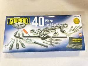lot 56 image: New Gearhead 40pc Tap & Die Set