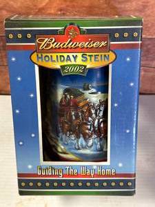 lot 60 image: New Old Stock 2002 Budweiser Stein