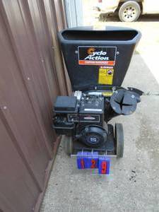 lot 129 image: Cyclo action chippershredder. Used conditon. Tested & works. As shown.