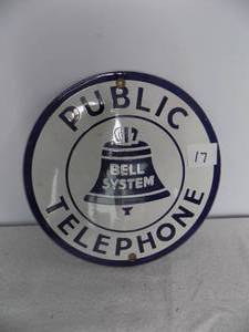 lot 17 image: 9 Tin Sign