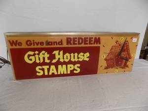 lot 28 image: Lit Clock - Gift House stamps