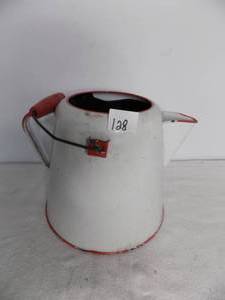 lot 128 image: Porcelain Coffee Pot is missing cover