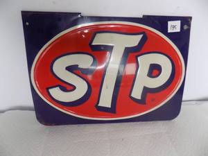lot 135 image: Tin Sign STP