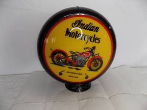 lot 142 image: Glass Indian Motorcycles Authorized Dealer