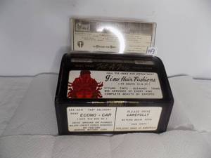 lot 143 image: Vintage Rolodex Bus Routes - distance from MSP to other cities