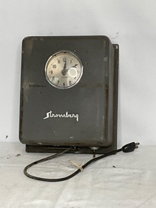 lot 64 image: Time clock Stromberg