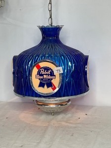 lot 73 image: Pabst Blue Ribbon Hanging Light