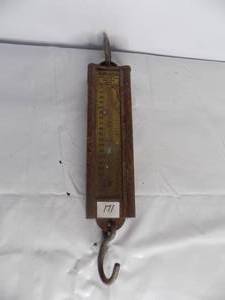 lot 171 image: Vintage Hanson Scale - Texas Cotton Scale