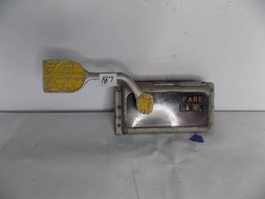 lot 187 image: Vintage Fare Cabometer