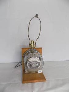 lot 194 image: Lamp made out of vintage meter