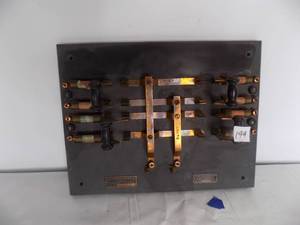 lot 199 image: Vintage Fuse Panel