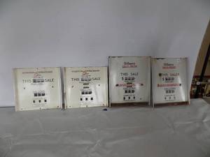 lot 217 image: Vintage Gilbarco pump face panels