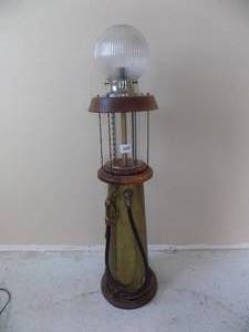 lot 223 image: Visible pump table lamps
