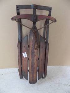 lot 232 image: Decorative Sled - Airline Flexible Flyer Pursuit